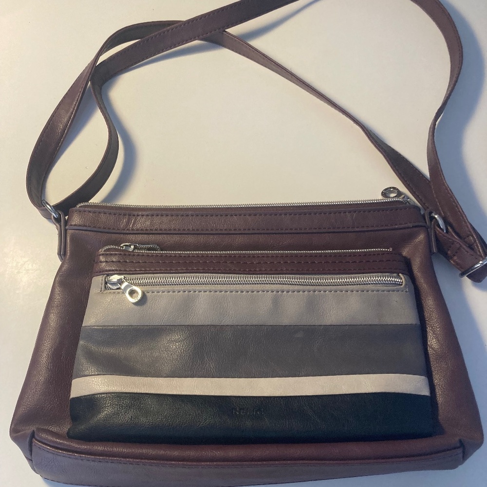 Vintage Brown/Gray Relic Purse Handbag